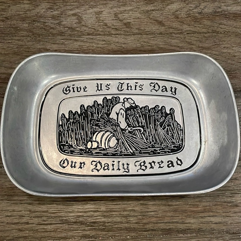 Vintage Wilton Armetale Pewter Bread Tray